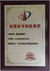 Dongguan patent Excellence Award
