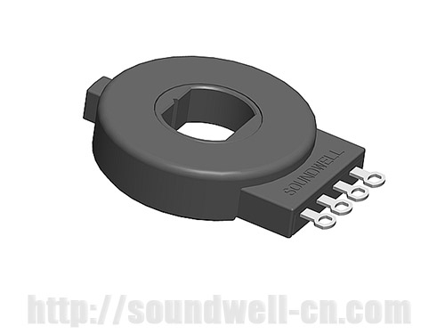 PT26 through shaft rotary potentiometer