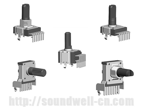 RA14 insulated shaft rotary potentiometer