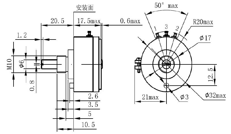 WDD32Z导电塑料电位器