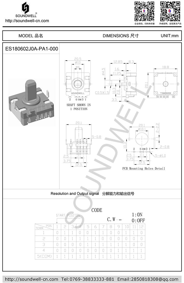 ES16绝对值编码器